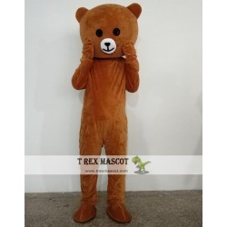 Brown Bear Cartoon Mascot Costume Cartoon Festivel