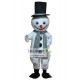 Cosplay Snowman Mascot Adult Costume Christmas White Thanks Giving