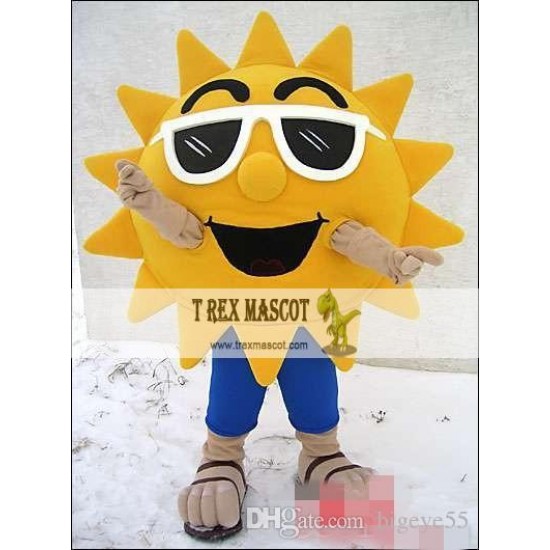 Sun Flower Mascot Costume