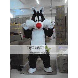 Black Cat Mascot Costume Adult Animal Cartoon Black Cat