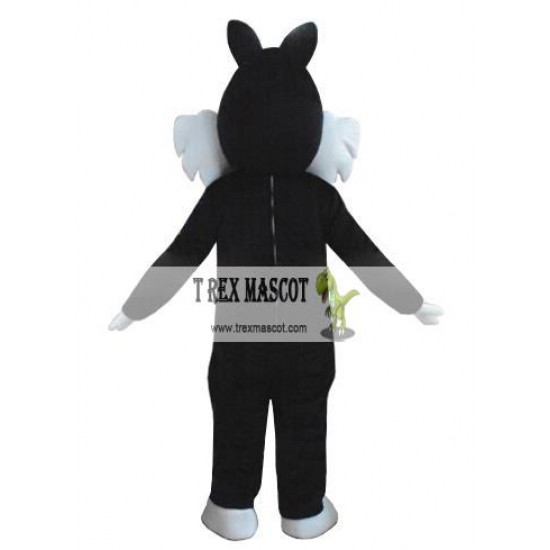 Black Cat Mascot Costume Adult Animal Cartoon Black Cat