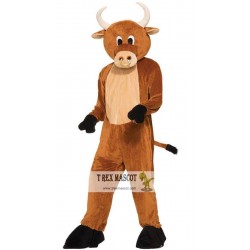 The Bull Plush Mascot Costume