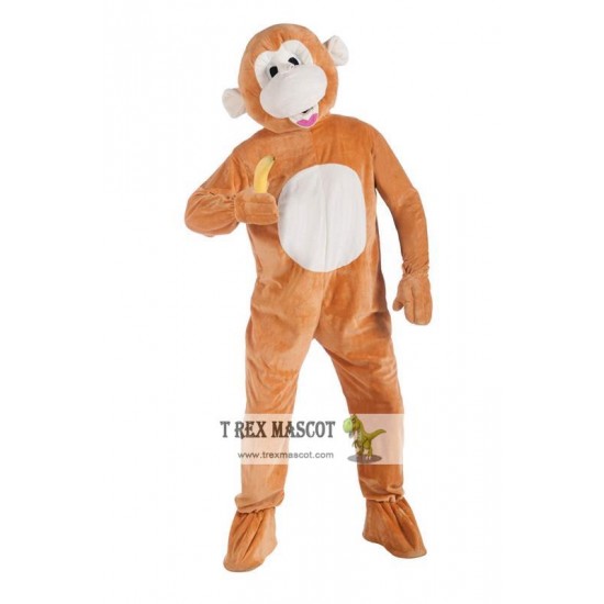 Plush Monkey Mascot Costume