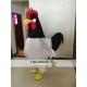 Turkey Parade Rooster Mascot Black & White Costume