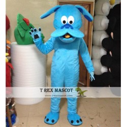 Cosplay Blue Dog Mascot Costume