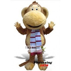 Big Mouth Monkey Mascot Costume