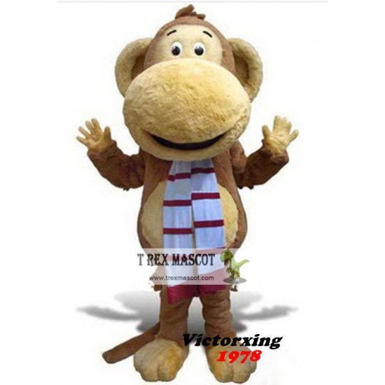 Big Mouth Monkey Mascot Costume