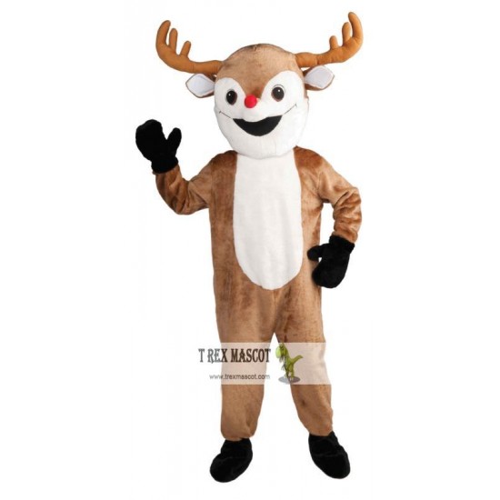 Rudolph Reindeer Mascot Costume