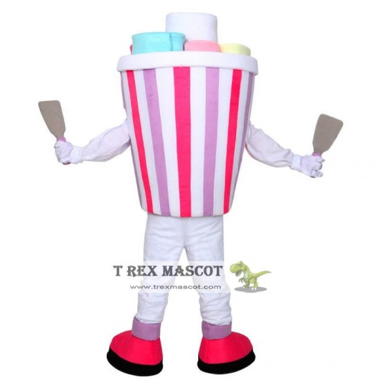 Ice Cream Shop Cup Mascot Costume