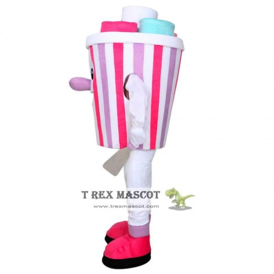 Ice Cream Shop Cup Mascot Costume