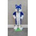 Husky Mascot Costume Deluxe Long Fur Blue