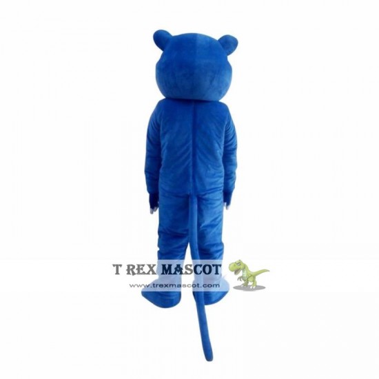 Blue Panther Lion Plush Mascot Costume