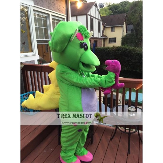 Dinosaur Triceratops Mascot Costume