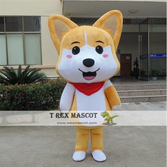 Husky dog mascot costume