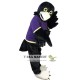 Purple Vest Sport Eagle Mascot Costume Adult