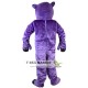 Purple Hippo Mascot Costume Adult