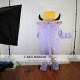 Light Purple Pig Mascot Costume Adult