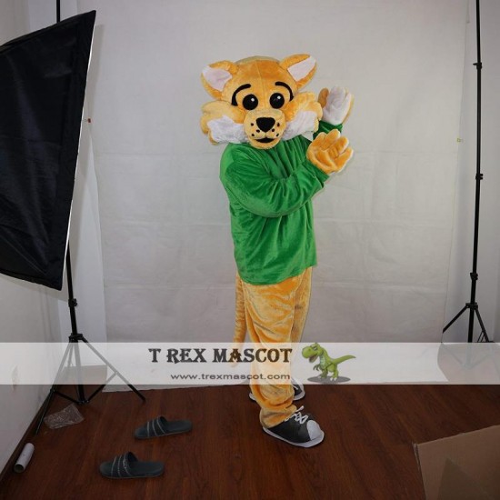 Sports Wild Cat Mascot Costume Adult