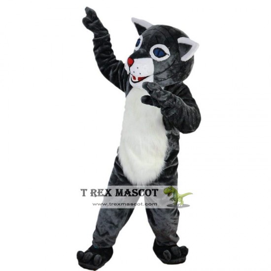 Wildcat Raccoon Mascot Costume Adult