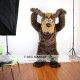 Brown Long Hairy Dog Mascot Costume Adult