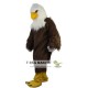 White Head Brown Eagle Mascot Costume Adult