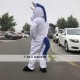 White Unicorn Horse Mascot Costume Adult