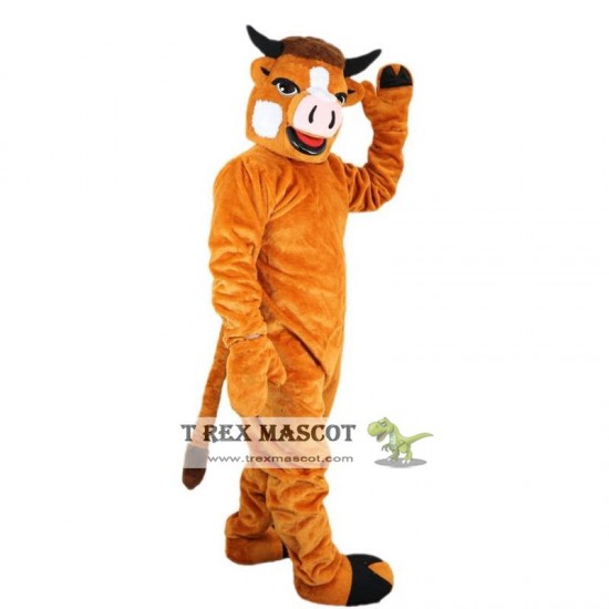 Cattle Cow Bull Ox Mascot Costume Adult