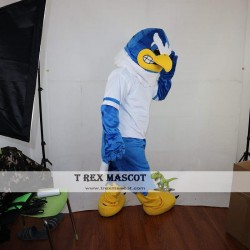 Blue Eagle Mascot Costume Adult