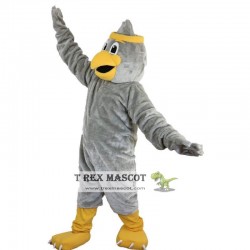 Ggrey Eagle Mascot Costume Adult