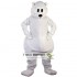 White Polar Bear Mascot Costume Adult