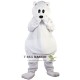 White Polar Bear Mascot Costume Adult