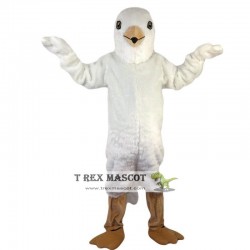 White Pigeon Bird Mascot Costume