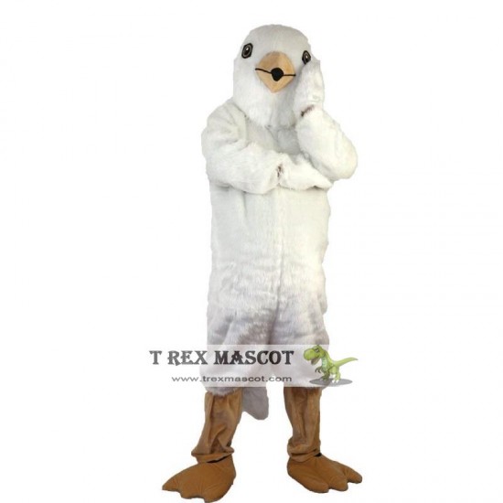 White Pigeon Bird Mascot Costume