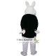 Mr. White Bunny Rabbit Mascot Costume Adult