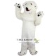 White Polar Bear Mascot Costume Adult