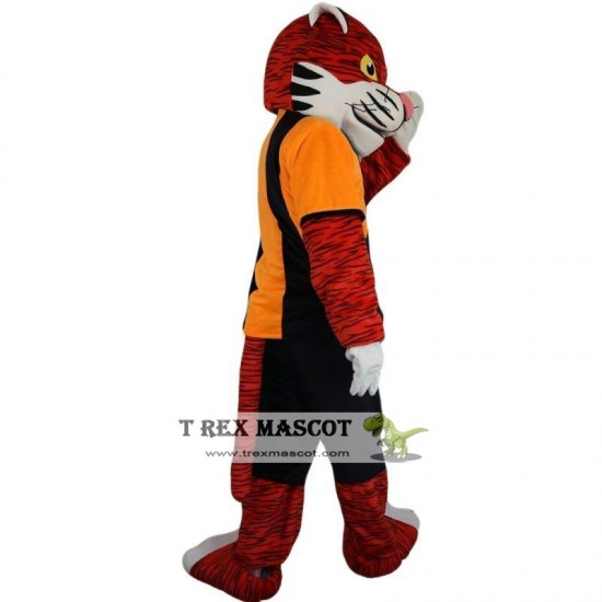 Sport Tiger Mascot Costume Adult