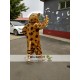 Yellow Brown Leopard Mascot Costume Adult