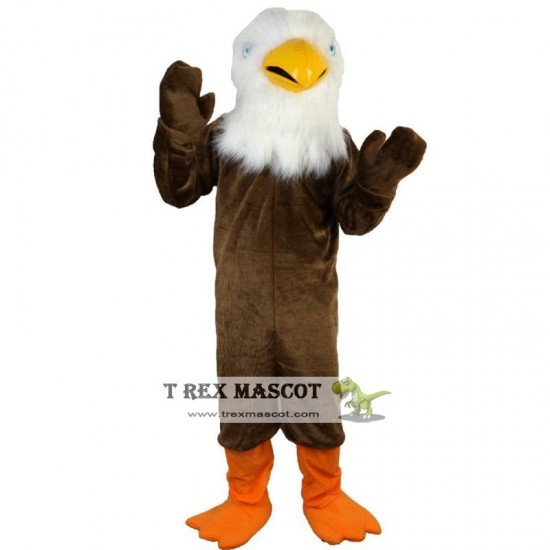 Brown Eagle Bird Mascot Costume Adult