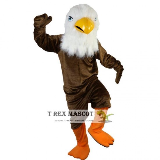 Brown Eagle Bird Mascot Costume Adult