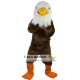 Brown Eagle Bird Mascot Costume Adult