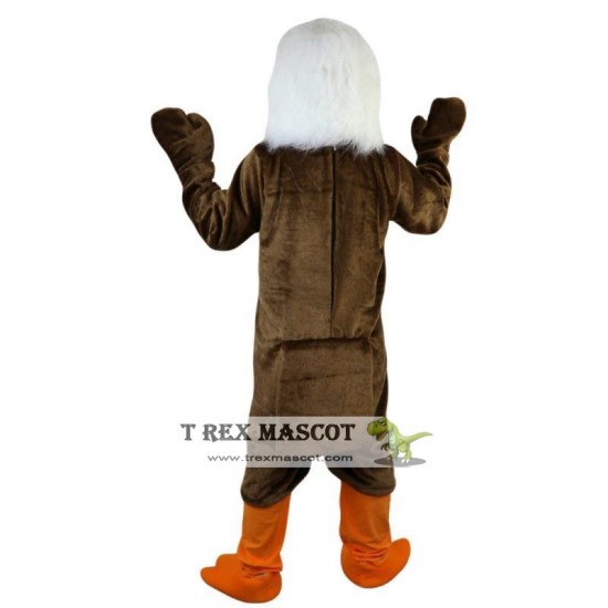 Brown Eagle Bird Mascot Costume Adult