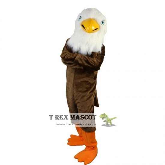 Brown Eagle Bird Mascot Costume Adult