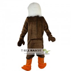 Brown Eagle Bird Mascot Costume Adult