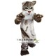 Grey Cat Mascot Costume Adult