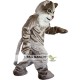 Grey Cat Mascot Costume Adult