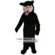 Black Felis Silvestris Cat Mascot Costume Adult