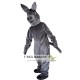 Grey Donkey Mascot Costume Adult