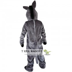 Grey Donkey Mascot Costume Adult