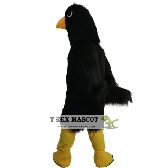 Black Eagle Mascot Costume Adult