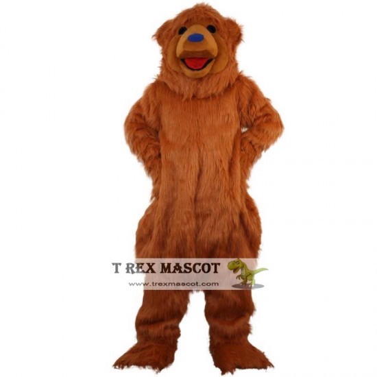 Brown Bear Mascot Costume Adult